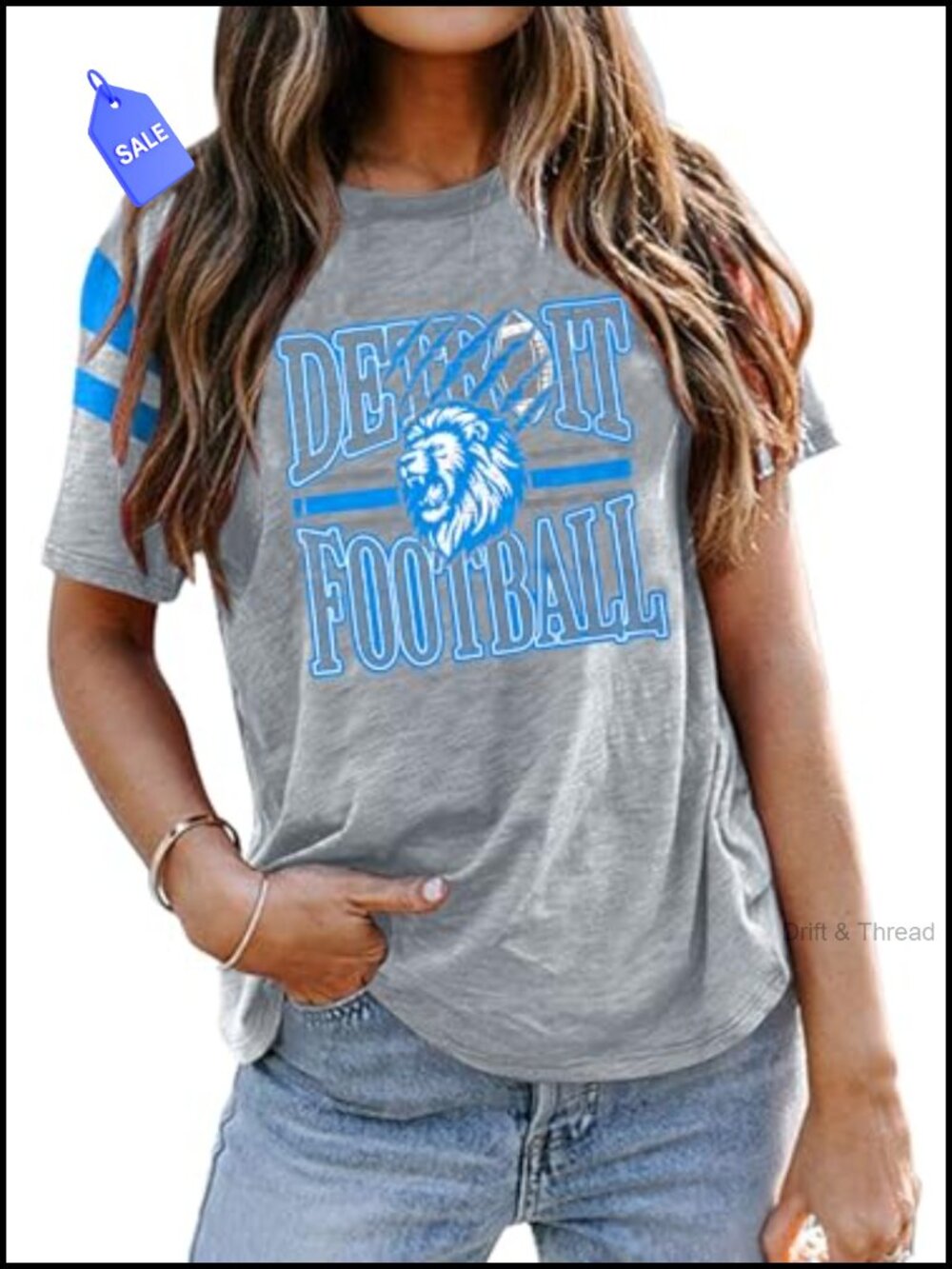 Football Game Day Shirt Women Short Sleeve Crew Neck Tee
